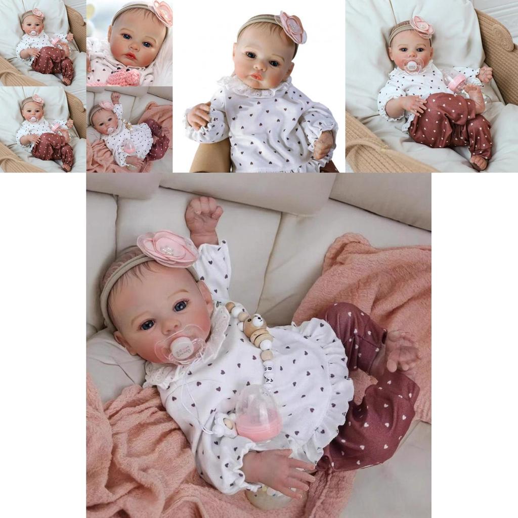 Reborn Baby Doll 46cm Silicone Material With Detailed Paintwork For Kids And Enthusiasts