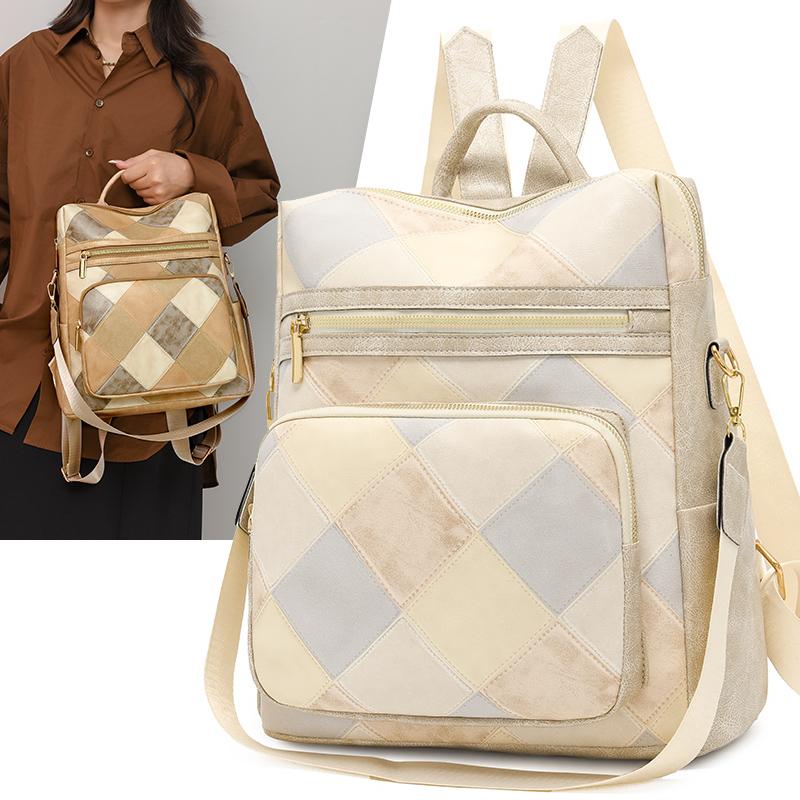 Neue Modelle dieses Jahr weiches Leder leicht diebstahlsicher abnehmbarer Schultergurt fortschrittliches Gefühl Rucksack mit hoher Kapazität