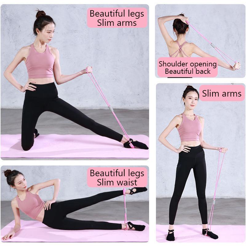 Widerstandsbänder mit Schaumstoff, Sport zu Hause, Yoga, Fitnesszubehör, Gummizugseil, Trainings- und Übungsgymnastikgeräte für Frauen