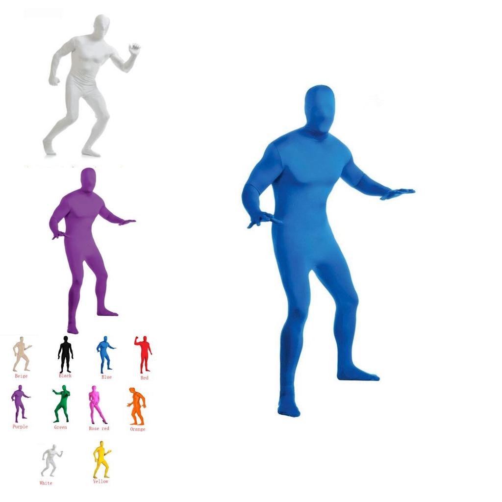 Premium Full Body Lycra Spandex Skin Suit Catsuit For Halloween Party Wear Unisex