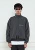 Limelight Apparel Ripstop Oversized 2-Way Windbreaker (Charcoal/White)