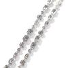 2026 European and American New 6mm Colored Gemstone Bracelet Niche Fashion Personality Diamond-encrusted Men's and Women's Trend Necklace