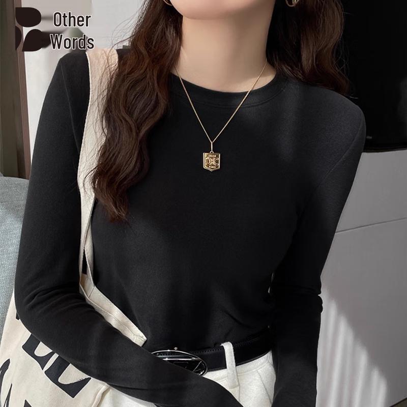 Women s Fleece-Lined Semi-High Neck Long Sleeve Base Layer Top S