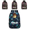 Stylish Roblox Plaid Backpack For Cool Students