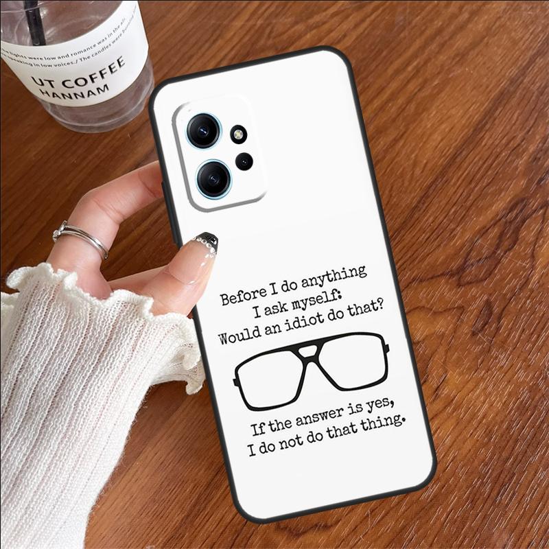 The Office Inspired Quotes Case For Xiaomi Redmi 13C 14C 10C 12C Redmi Note 14 12 11 9 10 13 Pro 9S 10S 11S 12S Cover