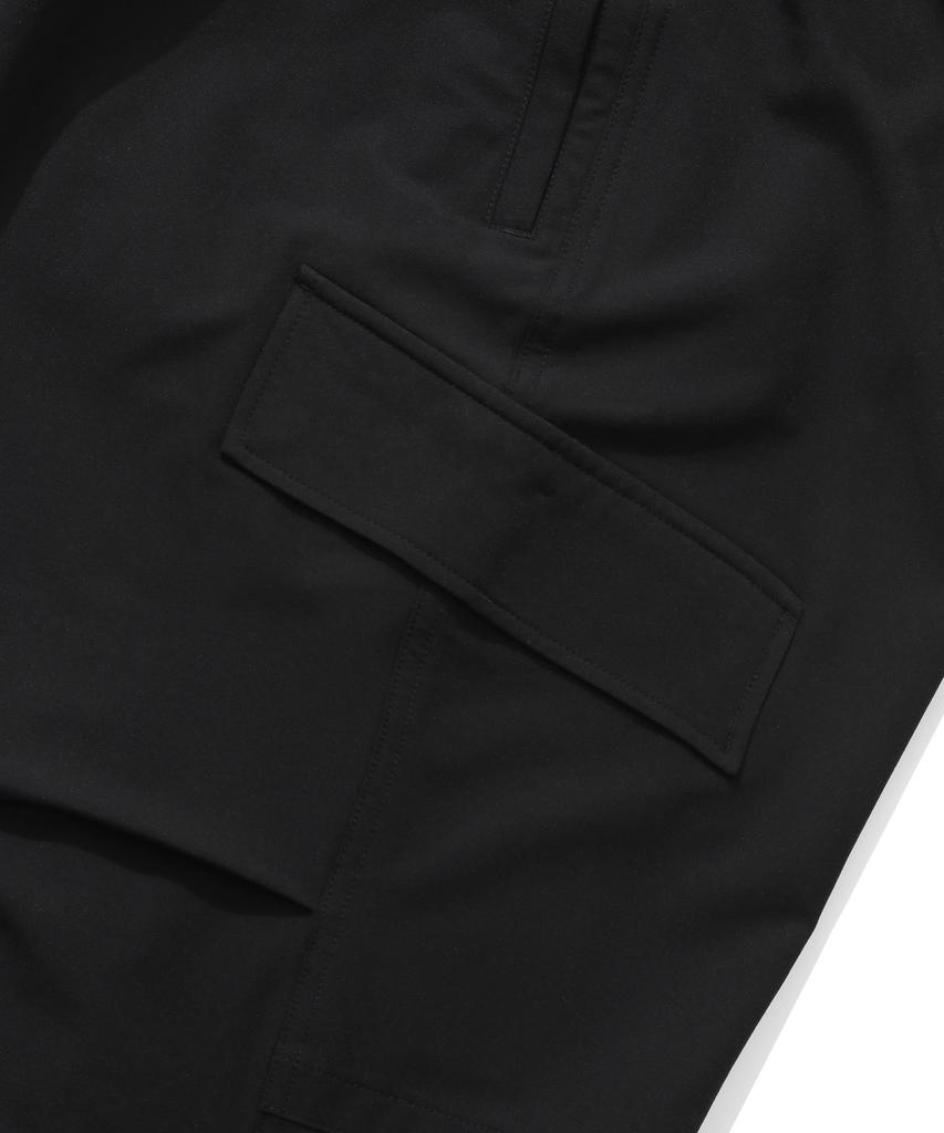 COVERNAT Parachute Semi-Wide Fit Cargo Pants Black