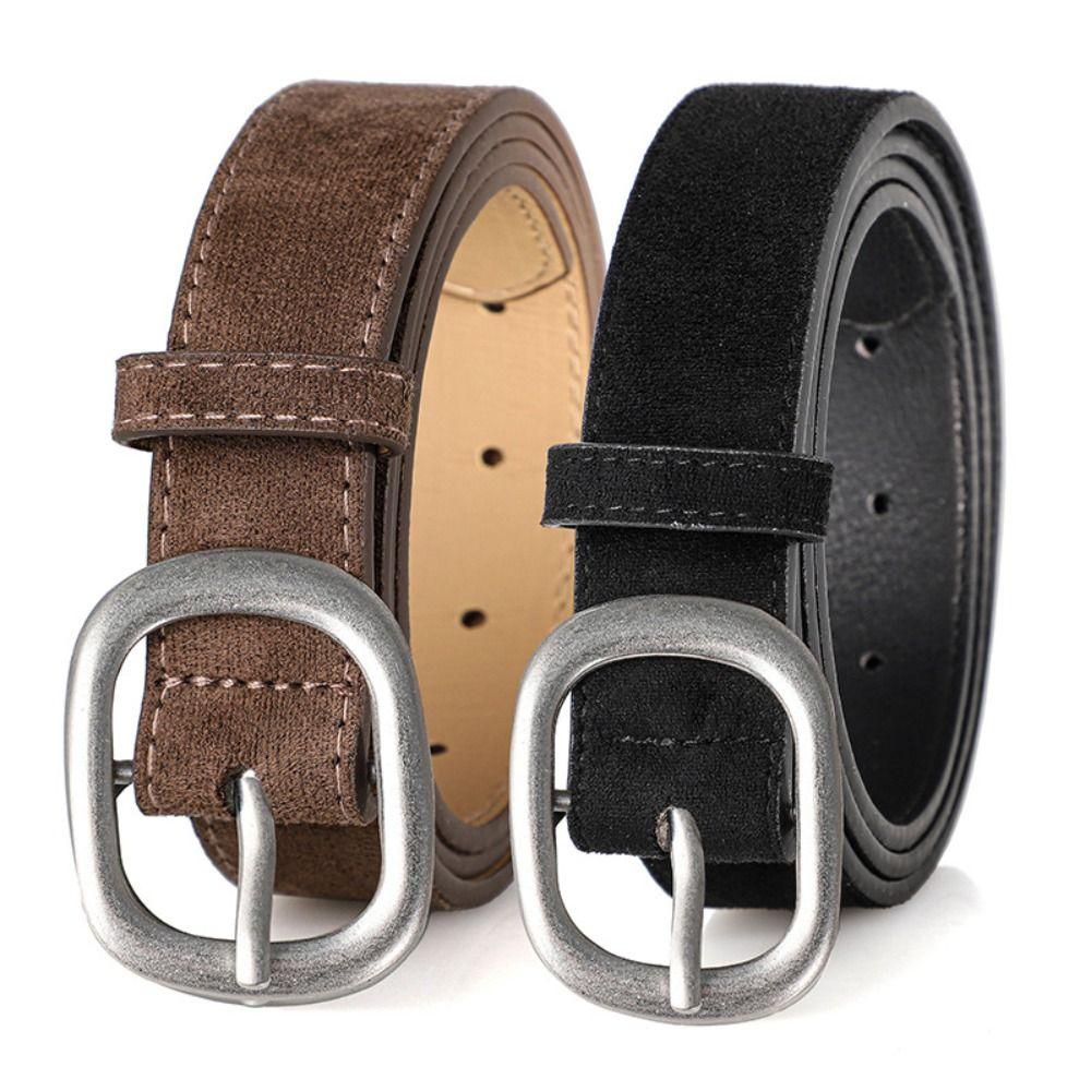 Luxus Design Damen Taillengürtel Vielseitiger Breiter Bund Wildledergürtel Mantel Rock Dekoration