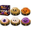 5 Pieces Ghost Dumpling Squishy Spooky-Cute Desk Toy Satisfying for Party Favors