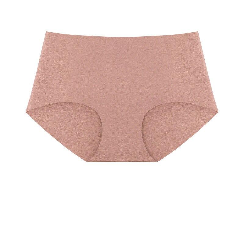 FINETOO Women Seamless and Traceless Panties Solid Antibacterial Lingerie Silk Fabric for Sports Yoga Briefs