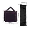 Bolsa de transporte acolchada gruesa para cuenco tibetano de yoga, bolsa de viaje con correa de transporte