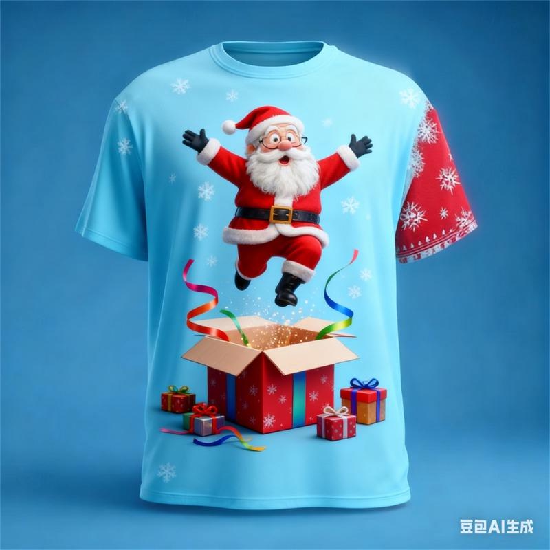 Men's Hip Hop Cute Cat Print T-Shirt Baseball Cap Peace Sign Street Style Crew Neck Top