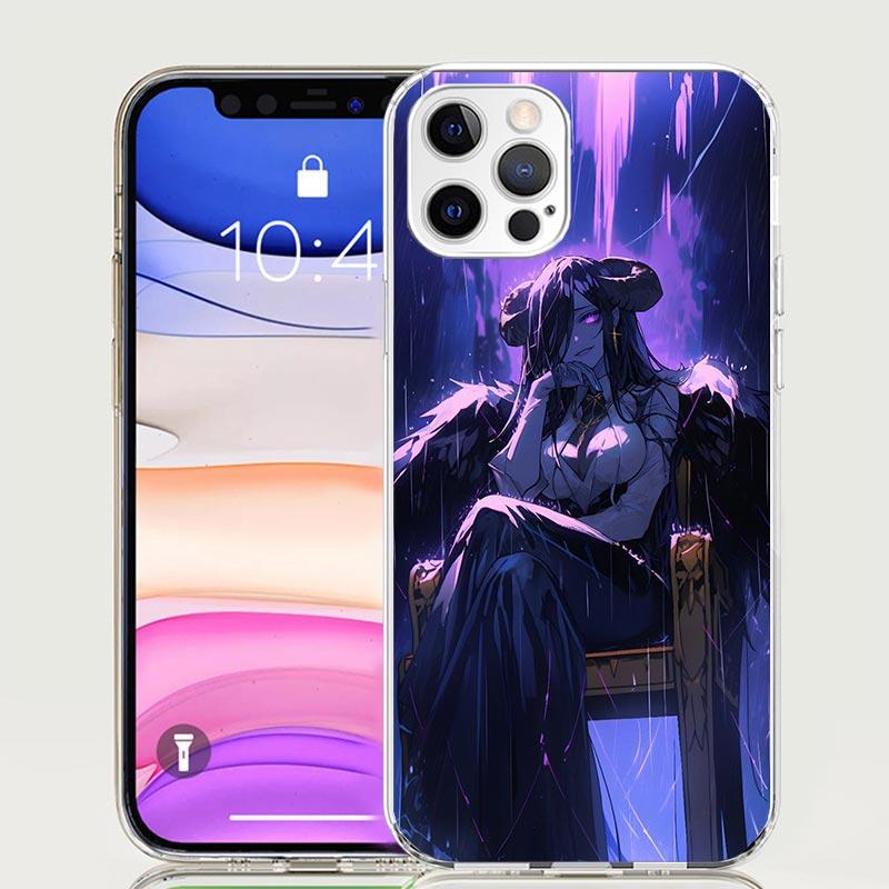 Albedo Overlord Anime Phone Case For iPhone 17 Air 16 15 Plus 11 14 Pro Max 13 Mini 12 7 8 + SE Pattern Art Customized Cover 17