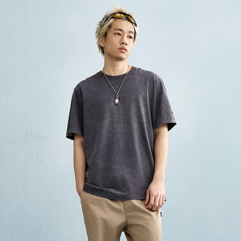 Champion Unisex Retro Washed Short-Sleeve T-Shirt XL 3350₽