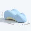 Couple Sleeping Pillow Memory Foam Wedge Cushion Hygienic Breathable Cover High Elastic Core Ergonomic Design Butt Cushion