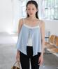 Soire Reversible Open Blouse - Skyblue