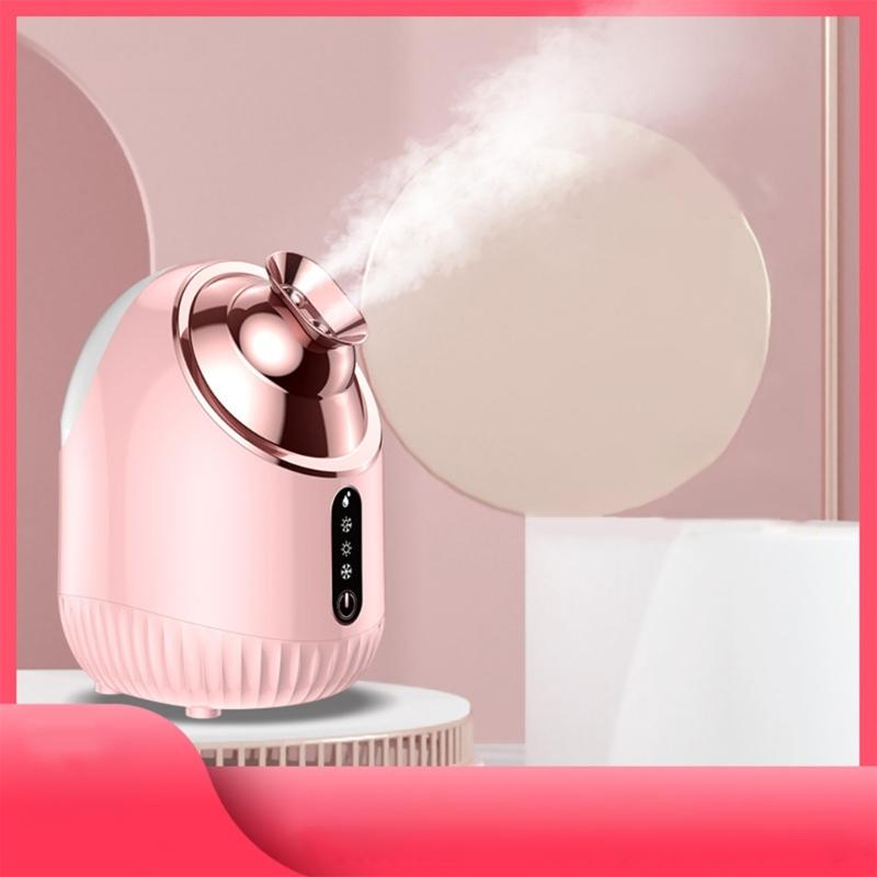 Skin Hot and Cold Face Steamer for Facial Deep Cleaning Pore Cleaner Moisturizes Calms Dry Skin Vaporizer for Spa Gifts