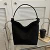 Fashionable Canvas Tote Bag 2023 Winter Trendy Large Capacity Shoulder Bag