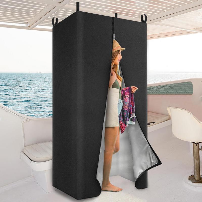 Tenda spogliatoio portatile per la privacy, impermeabile e pieghevole, ideale per spogliatoi in giardino, in spiaggia, in viaggio o in barca.
