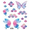 Moon Body Art Wings Fake Tattoo Temporary Tattoos Flowers Tattoo Stickers Butterfly Tattoo Stickers