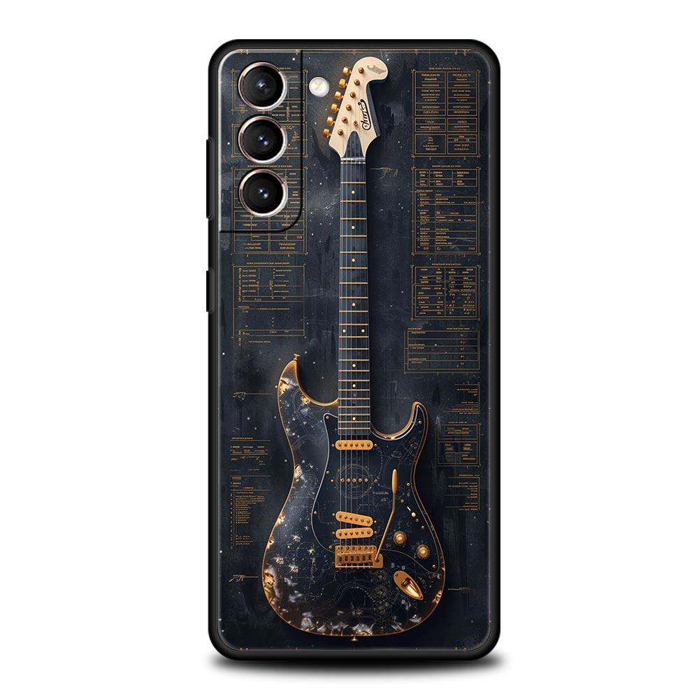 

Phone Case For Samsung Galaxy S24 S23 Ultra S22 S21 S20 FE 5G S10 S10E S9 Plus S8 Cover Guitar Strings Music Guitares Instrument Samsung S23Ultra
