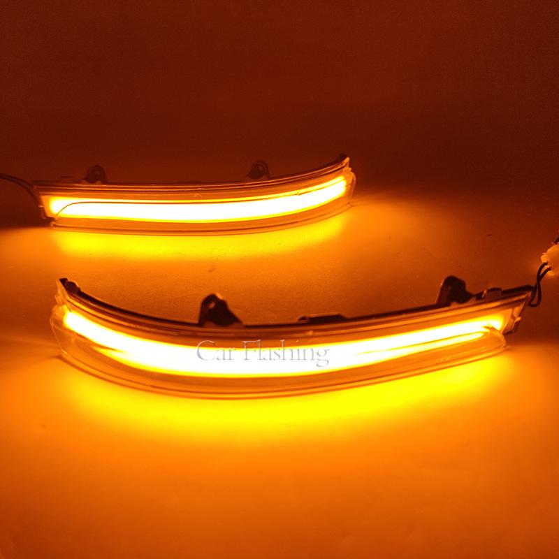 For Volkswagen Jetta 11-18 N MK6 Flow Light LED Rearview Mirror Turn Signal Light Reverse Mirror