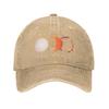 Spain Total Solar Eclipse  Baseball Cap for Unisex Women Distressed Denim Snapback Hat Astronomy Sun Outdoor Travel Adjustable