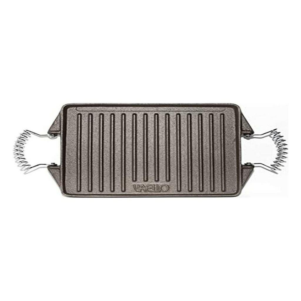Rectangular Cast Iron Griddle 27x21cm. Vaello