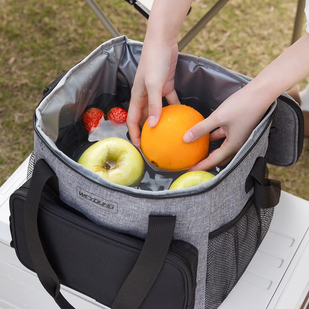 Oxford Cloth Multifunctional Insulated Picnic Bag - Large Capacity, Waterproof, Ideal for Outdoor Camping