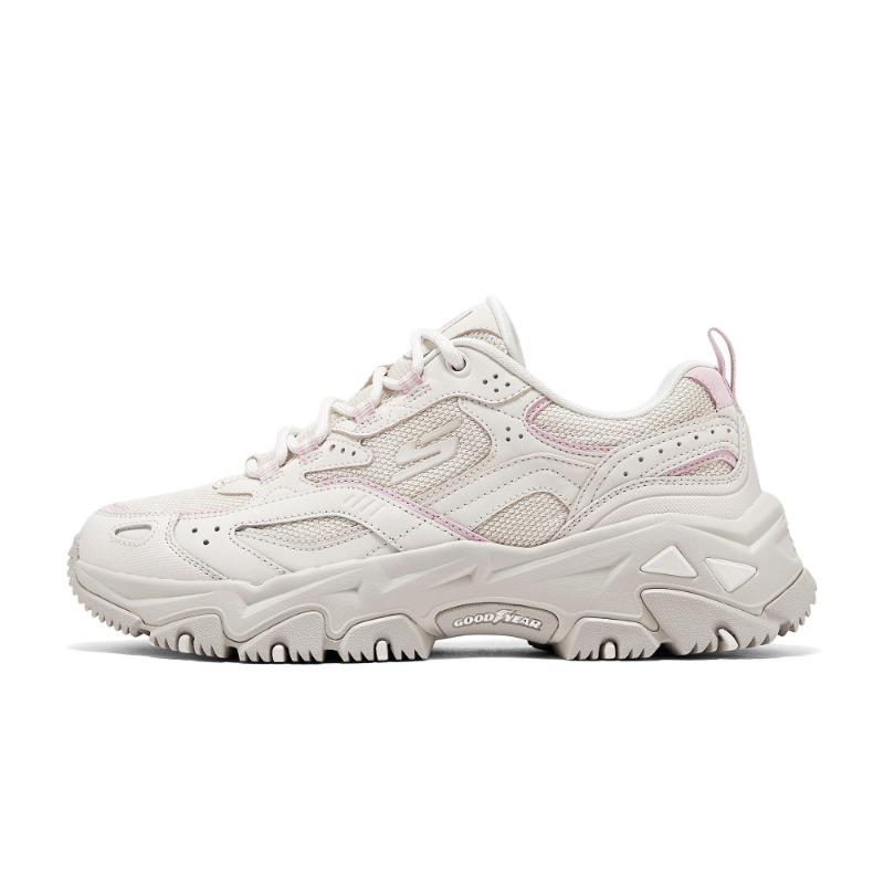 Skechers D Lites Hiker Women Comfort Versatile Wear Resistant Low Top Chunky Sneakers Pink 180134-PKMT 39