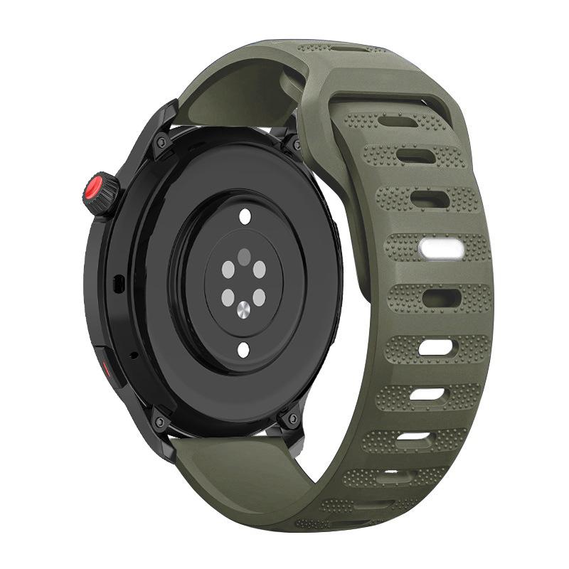 20mm 22mm WatchStrap For Samsung Galaxy Watch 7/classic 8/6/5/4 Pro/3/active 2/46 Silicone Bracelet Huawei Watch GT5 4 3 Pro Strap