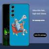 Cute Futuramas For Kid For Samsung Galaxy S25 S24 S23 Ultra S22 S21 Plus S20 Black Soft Silicone Protective Case
