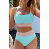 Sport Vita Alta Donne Bikini Nuovo Sexy Scollo Push Up Costume da Bagno Mujer Costume da Bagno Adolescente Giovane Ragazza Canottiera Biquini Costume da Bagno
