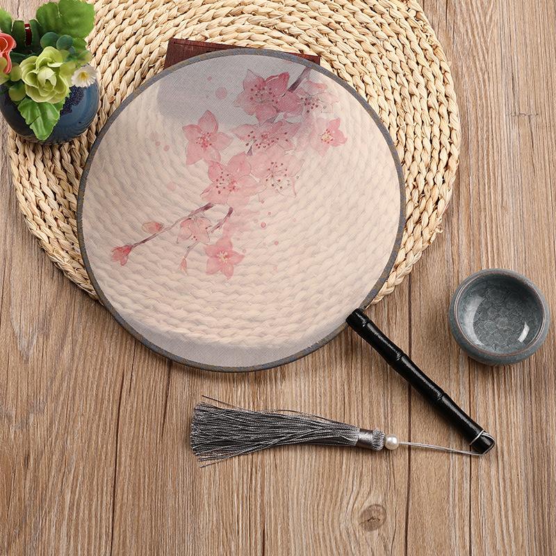 Translucent Ancient Style Fan with Bamboo Handle and Chinese Style Fan