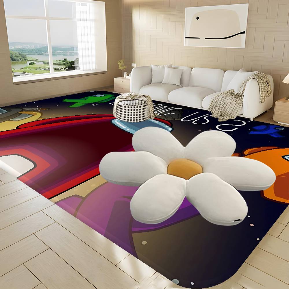 

A-Among Us Bathroom Mat Kids Room Bedroom Decoration Balcony Anti-Slip Doormat Living Room Welcome Rug 40x60cm