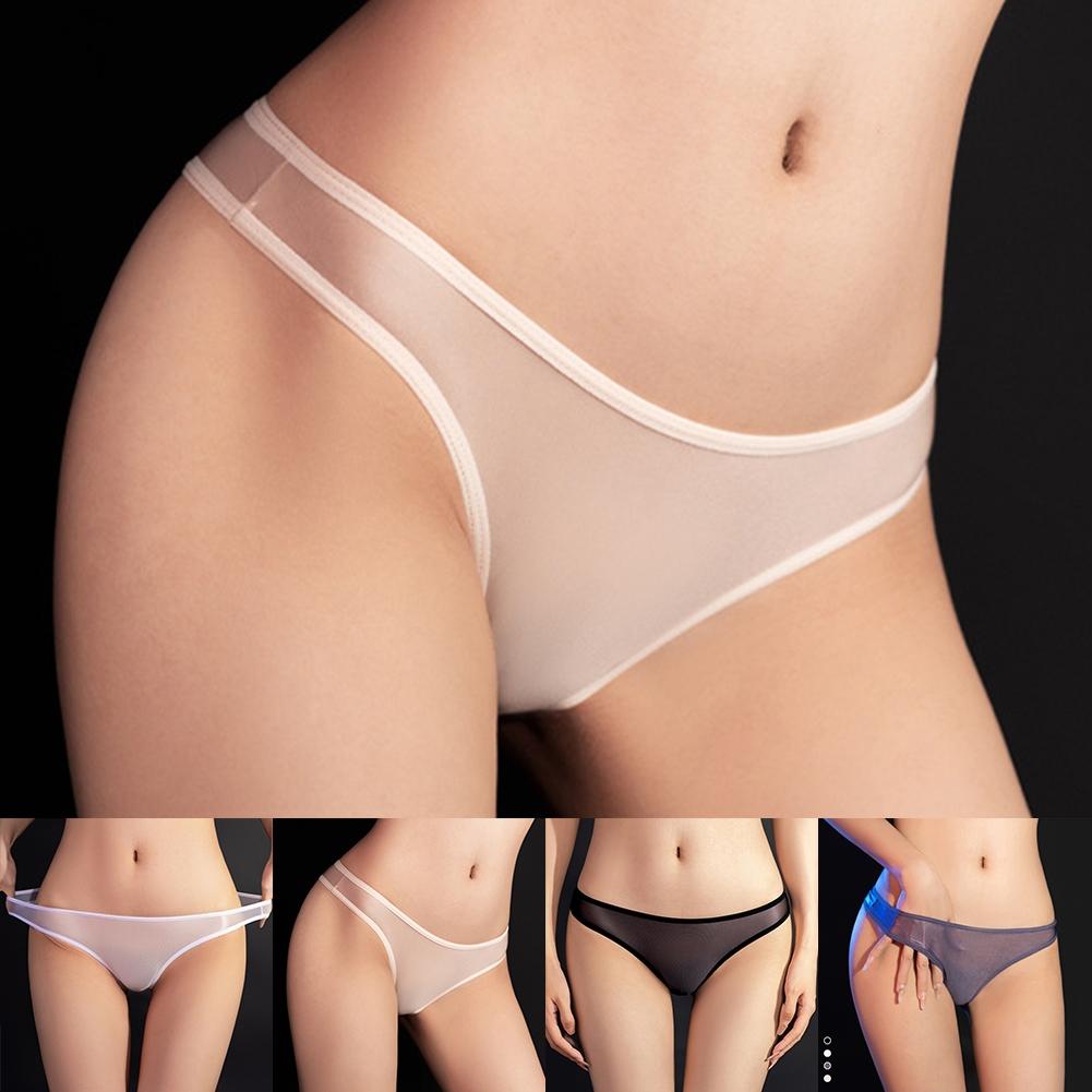 Panties Women Briefs See Through Sexy Sheer Breathable Comfy