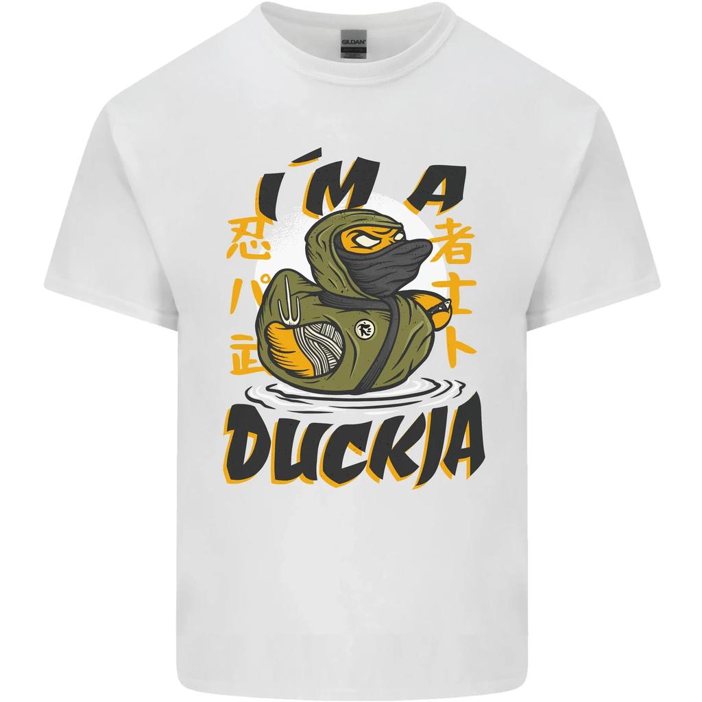Im a Duckja Funny Duck Ninja Kids T-Shirt Childrens