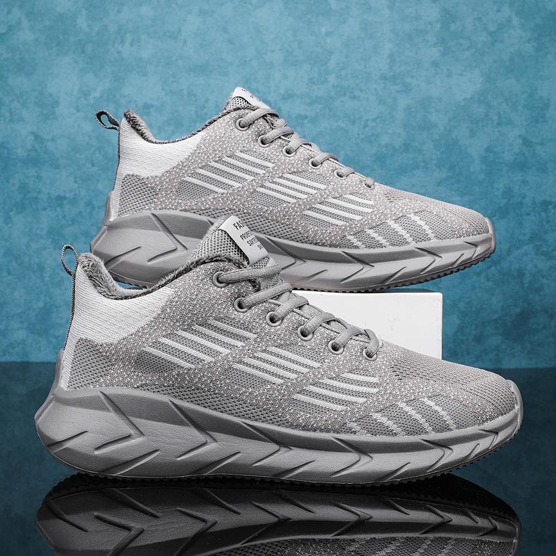 

Мужская обувь больших размеров, дышащая спортивная повседневная обувь для бега с сеткой 47