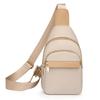 Dámska náprsná taška s kontrastnou farbou, veľkokapacitná taška cez rameno/crossbody