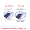 1Pcs New for Cup with Handle Bottle Cover 20/30/40oz Themos Tumbler Cup Cap Splash Spill Proof Multicolor Plastic Lids Cup Holders 5