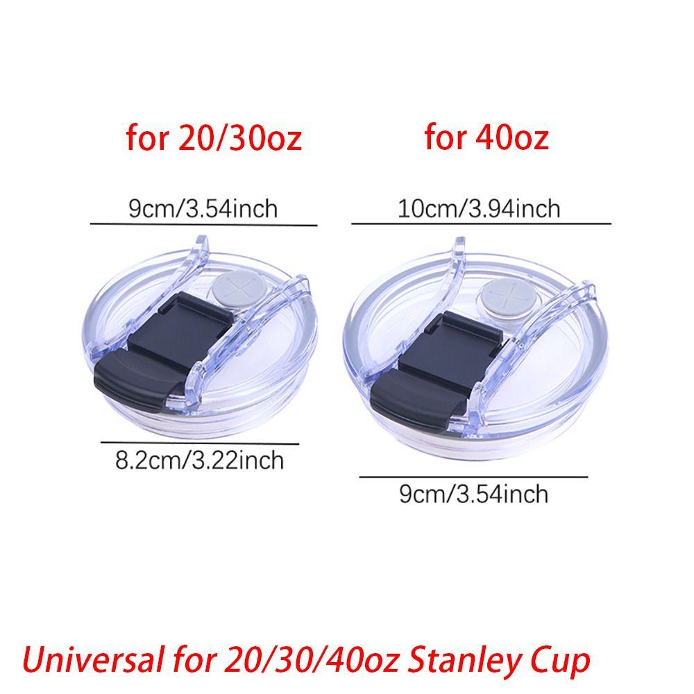 1Pcs New for Cup with Handle Bottle Cover 20/30/40oz Themos Tumbler Cup Cap Splash Spill Proof Multicolor Plastic Lids Cup Holders 5