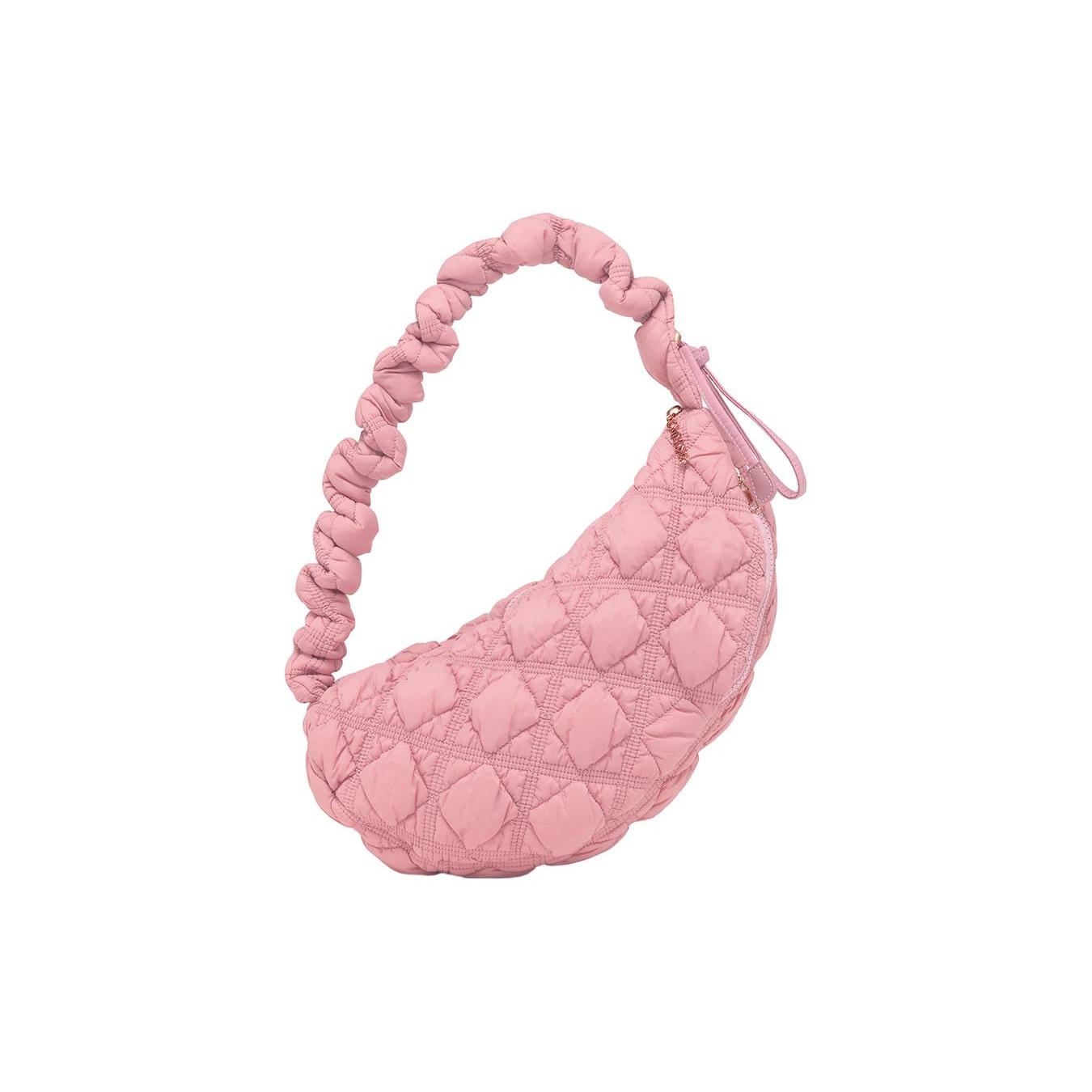 

New CARLYN Nylon Portable Crossbody Bag, Shoulder Bag Women s Cream Pink H72303010L 33.0*11.9*18.0CM