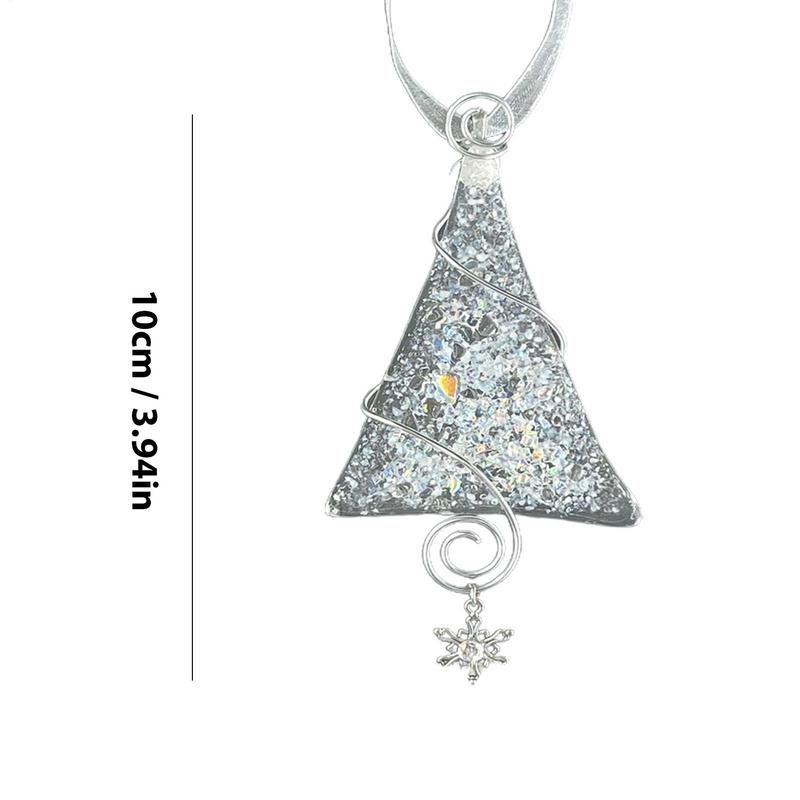 Christmas Tree Shaped Decor Tree-Shaped Christmas Decor Decorative Pendant Christmas Tree Ornaments For Holiday Cheer Christmas