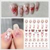 Fashion Rabbit Pattern Nail Sticker 3D Nail Art Decal Gel Polish Sticker Nail Art Decor Kalkomanie