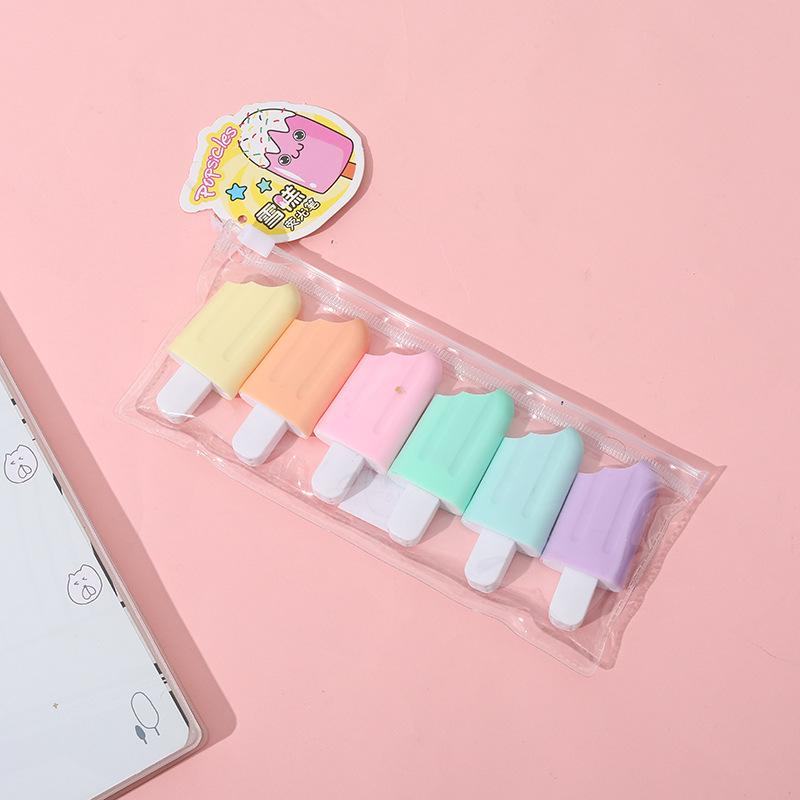 6-Color Mini Pill Highlighter & Marker Set