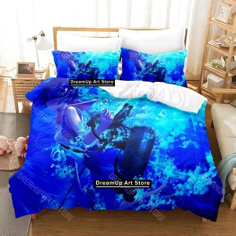 

3D Print Kantai Collection Bedding Set Single Twin Full Queen King Size Adult Kid Bedroom Duvetcover Set Anime Bed Sheet Set EU Single 90x200cm