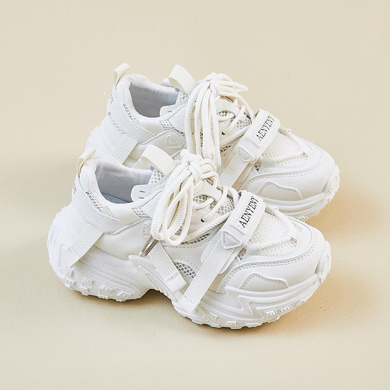 Nové dámské tenisky pro léto Studentské sportovní a volnočasové Síťovina Prodyšné a Zvyšující výšku