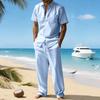 Men's Casual Hooded Short-Sleeve Two-Piece Set – Summer Loose, Breathable Outfit