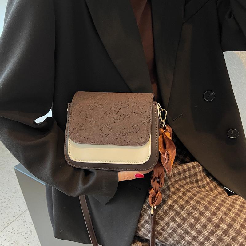 Customer order this year's popular matte bag women's bag 2025 new spring and summer popular shoulder small square bag women's messenger bag