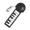 M-i-ni Electronic Piano, Roll-Up Piano Keyboard, Beginner's Musical Instrument, 21.7x13.2x2cm Portable and Lightweight Design Silicone Folding Foldabl
