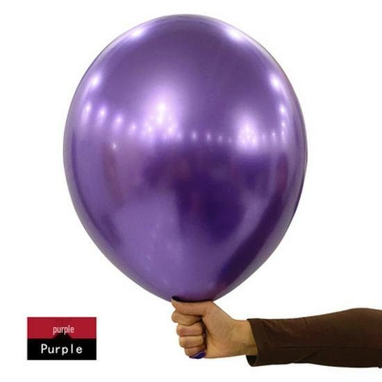 18-Inch Metallic Gold & Silver Latex Balloons for Weddings and Celebrations